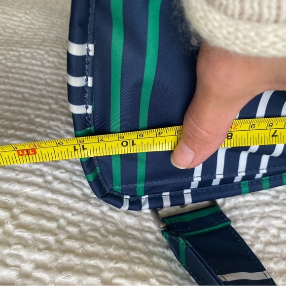 Jujube BFF Diaper Bag Striped Baby Bag Green and Blue - Picture 9 of 13